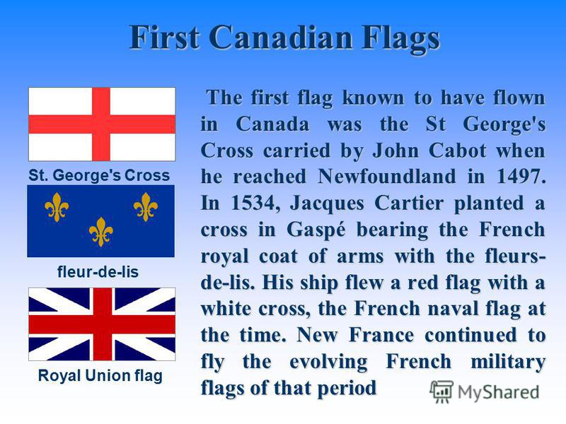 Canada Royal Union flag fleur-de-lis St 