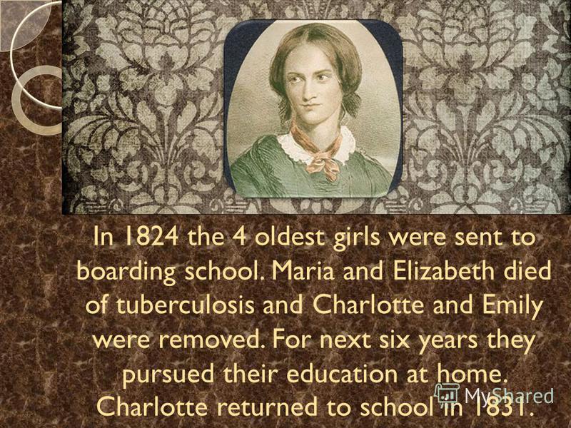a description of charlotte bronte as the third child of six of patrick bronte and maria branwell Charlotte brontë was the third of six children of clergyman patrick brontë and his wife maria branwell brontë she and her family had a life filled with tragedy, which informed jane eyre the most famous of her works. a description of charlotte bronte as the third child of six of patrick bronte and maria branwell Charlotte brontë was the third of six children of clergyman patrick brontë and his wife maria branwell brontë she and her family had a life filled with tragedy, which informed jane eyre the most famous of her works.