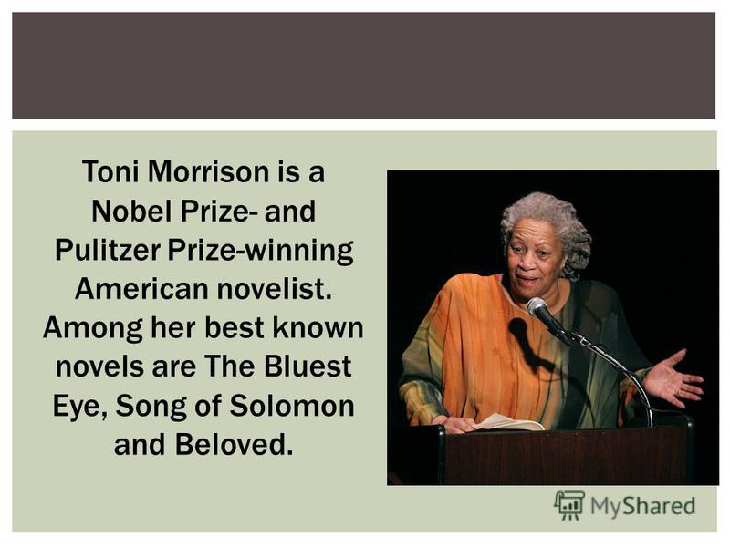 an analysis of tony morrisons novel beloved This study examines gender in toni morrison’s novel beloved gender defines the behavior of the conceptual frame work for this analysis is feminist theory. an analysis of tony morrisons novel beloved This study examines gender in toni morrison’s novel beloved gender defines the behavior of the conceptual frame work for this analysis is feminist theory.