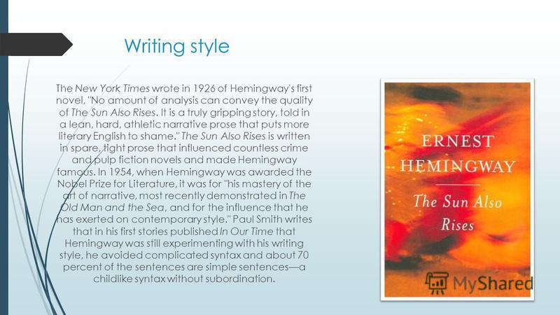 An Analysis Of The Ending Of The Sun Also Rises Essay Academic An Analysis Of The Ending Of The Sun Also Rises