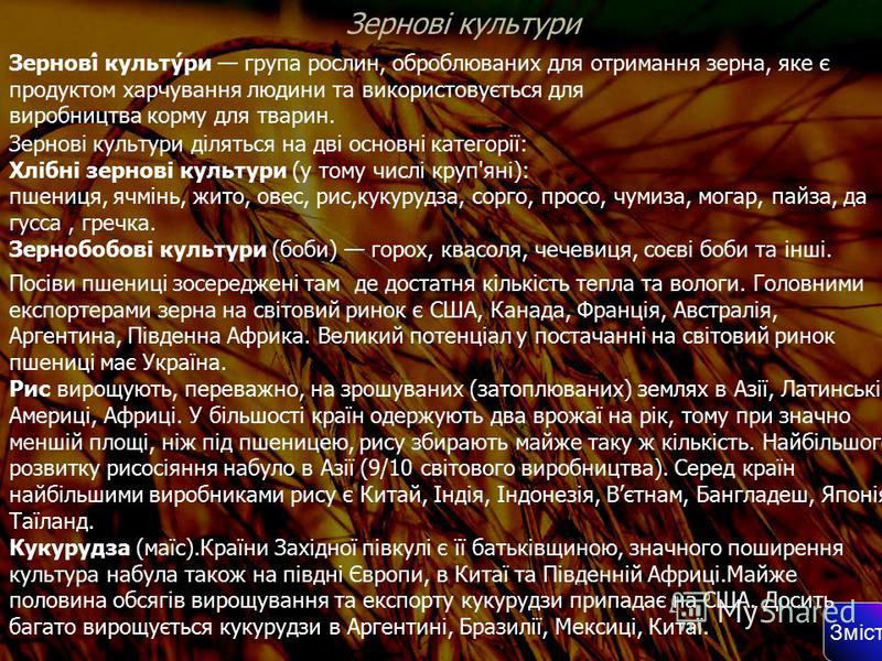 Зернові Зернобобові Культури Реферат Зернові Зернобобові Культури Реферат