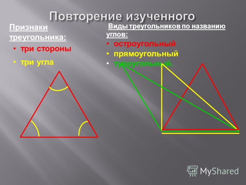 Урок Презентация Треугольник Виды Треугольника 5 Класс Бесплатно