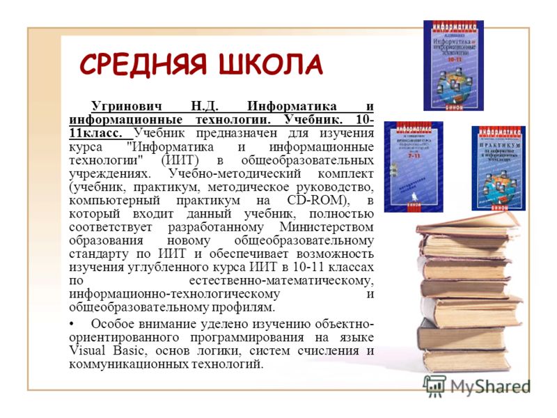 Учебник Информатика Угринович 10 Класс Бесплатно Fb2