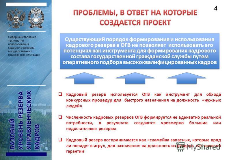 Кадровый резерв государственной службы и порядок его формирования Исковое заявление о взыскании алиментов на ребенка