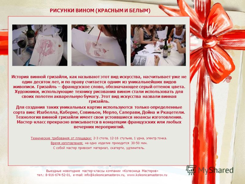 Рисунки вином мастер класс Рисунки вином мастер класс