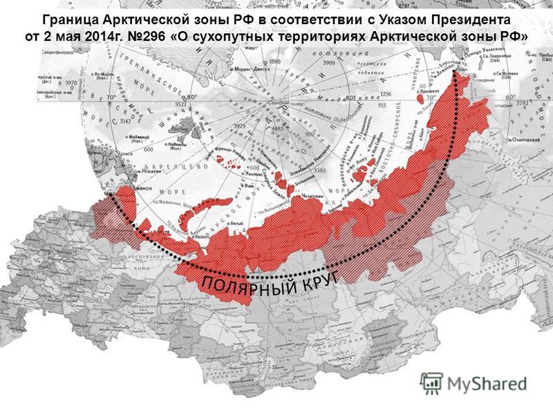 карта арктики по странам