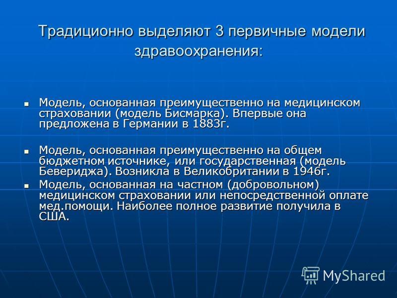 Страховая система здравоохранения на примере германии