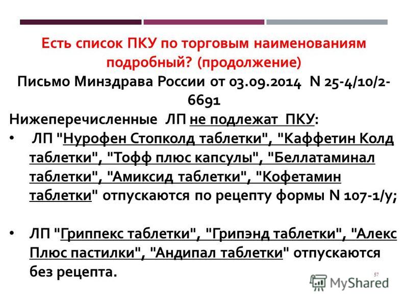 Новый список пку 2018 Новый список пку 2018