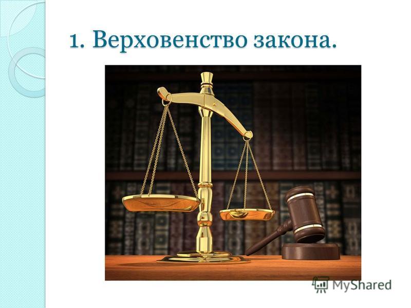 Презентация верховенство закона законность и правопорядок разделение властей 10