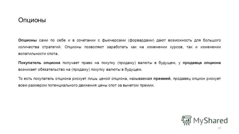 Покупатель Опциона Не Может
