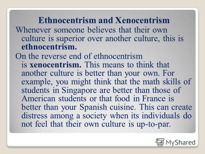 xenocentrism definition in sociology