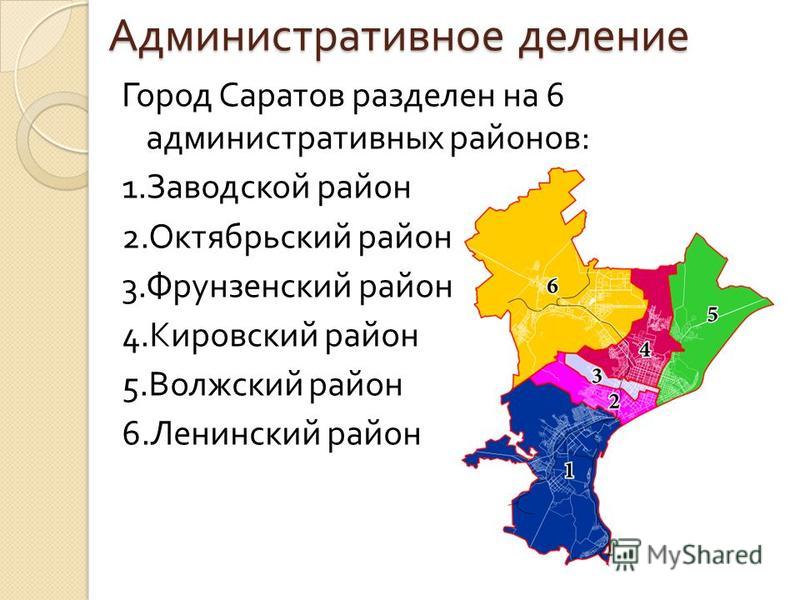 Карта саратова с улицами и районами города