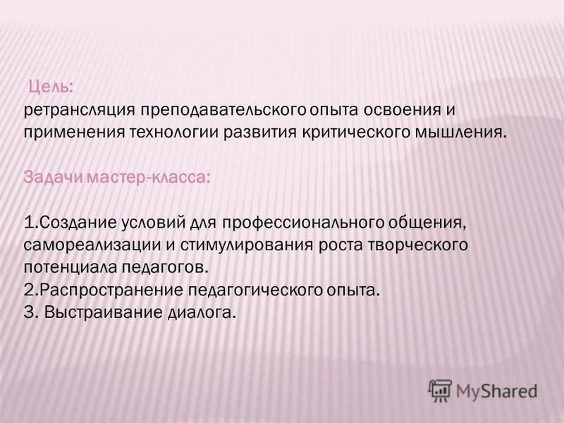 Проведение мастер-класса на тему Проведение мастер-класса на тему