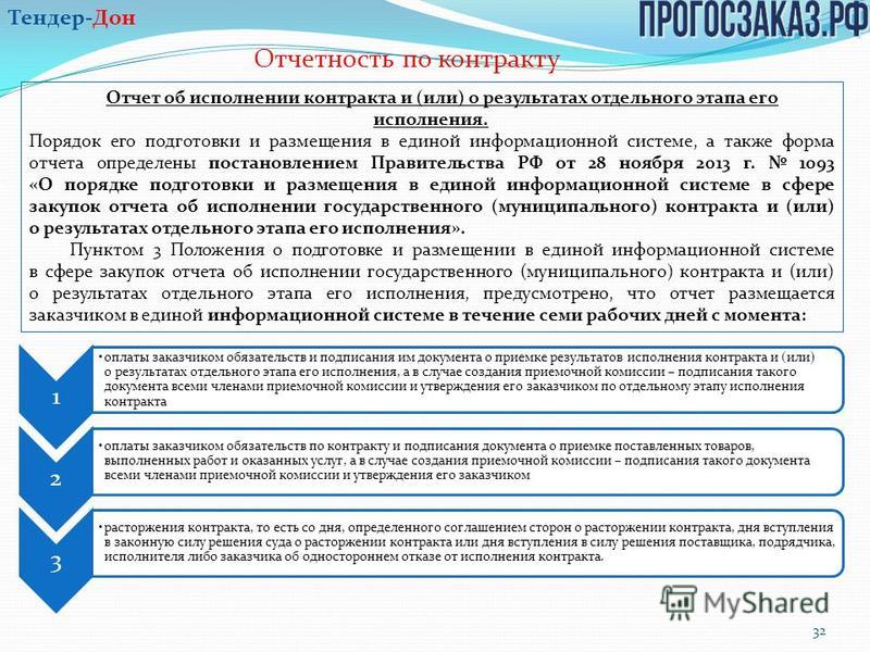 По результатам исполнения контракта заказчик размещает отчет Приказ Министерства экономического развития РФ от N 631 Об
