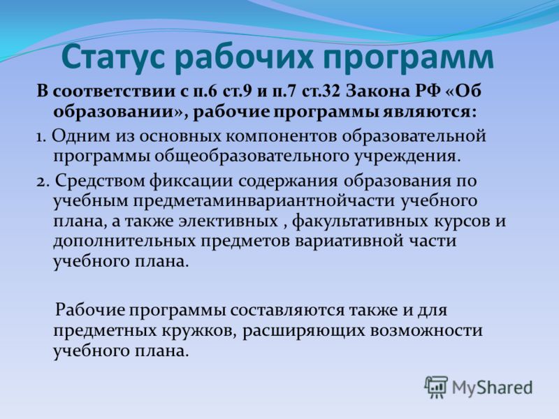 Программы по элективным курсам в 5 классе