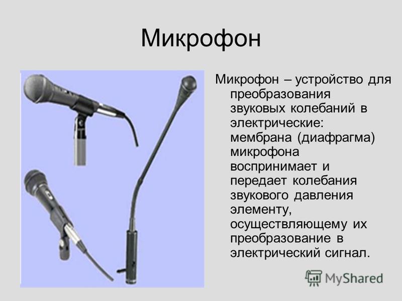 Доклад на тему микрофоны 3003