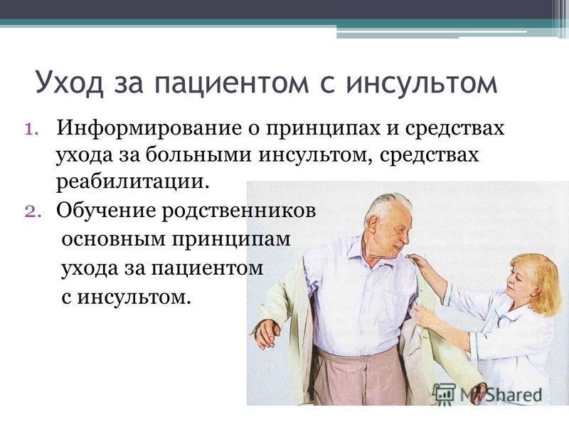 Уход после микроинсульта Уход после микроинсульта
