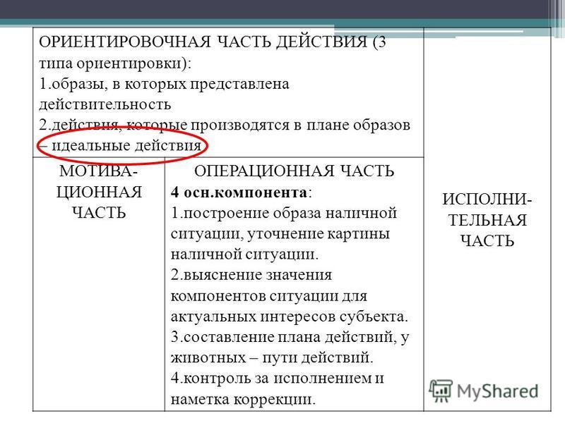 Психология теория поэтапного формирования умственных Психология теория поэтапного формирования умственных