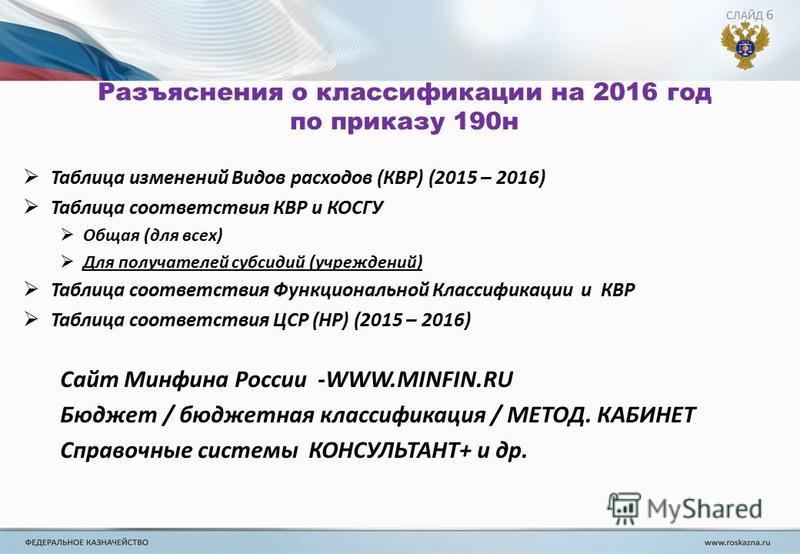 инструкция 65 н с изменениями на 2016 год расходы