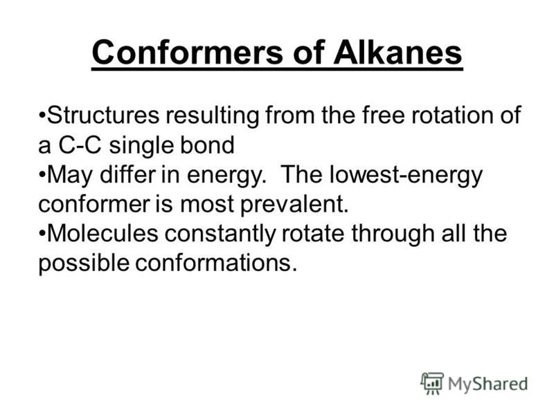 organic chemistry conformers and cyclic alkanes organic chemistry conformers and cyclic alkanes