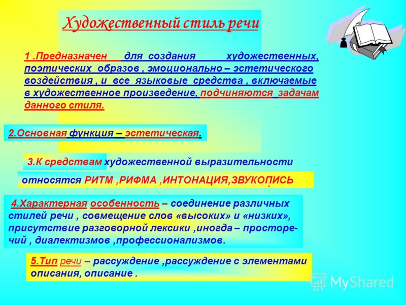 речи стиль с примерами