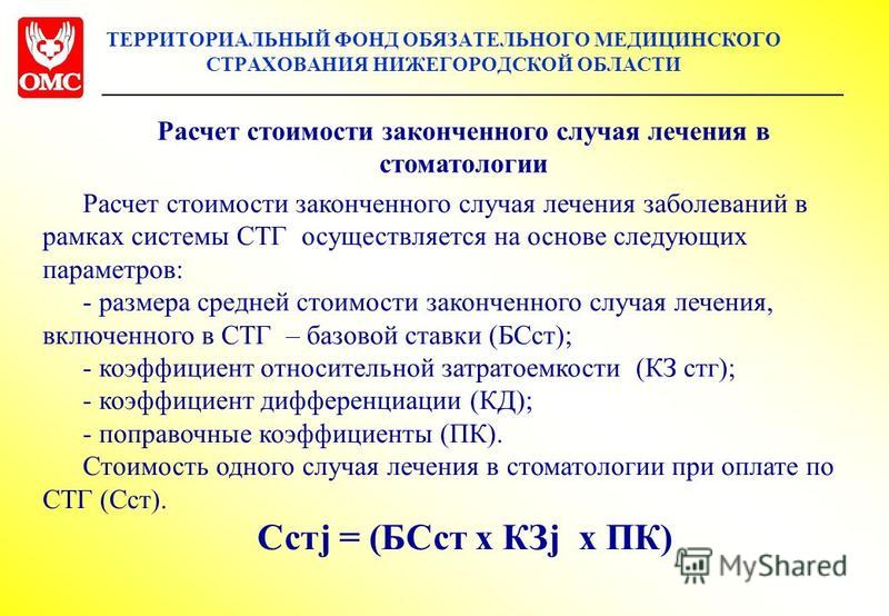 Программа государственных гарантий оказания населению нижегородской области
