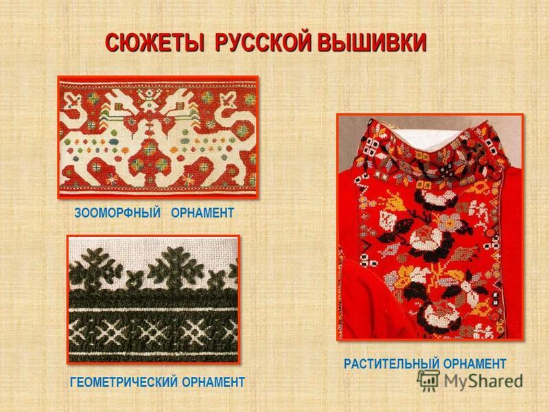 Сюжеты русской вышивки Сюжеты русской вышивки