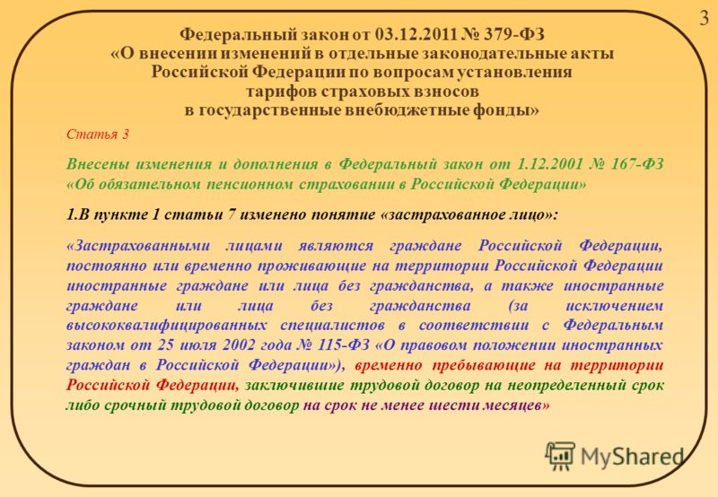 Изменения в отношении иностранных граждан Изменения в отношении иностранных граждан