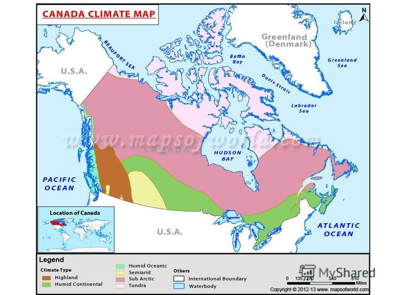 Prezentaciya Na Temu Canadas Climate Because Of Its Great