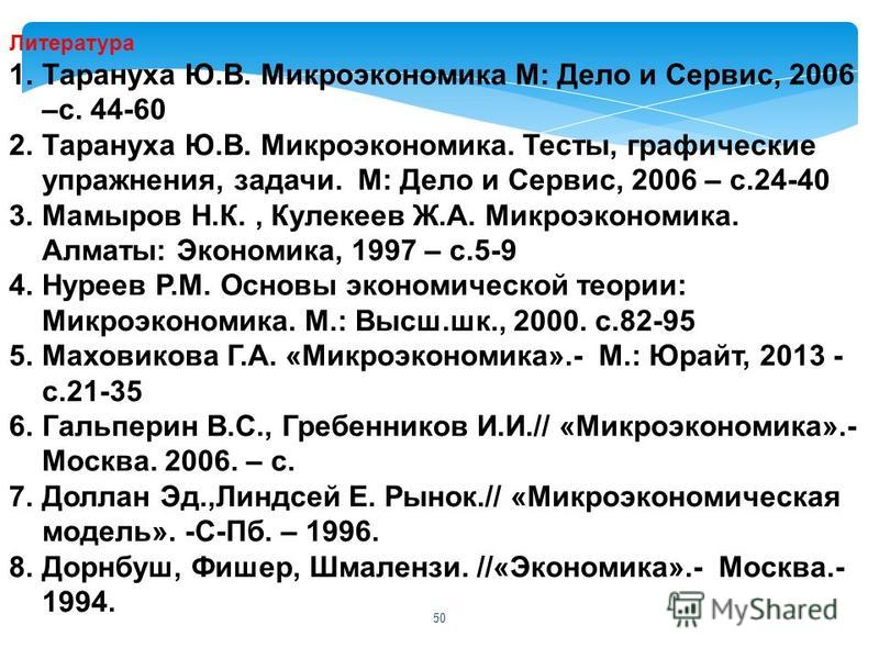 Микроэкономика в схемах тарануха Микроэкономика в схемах тарануха