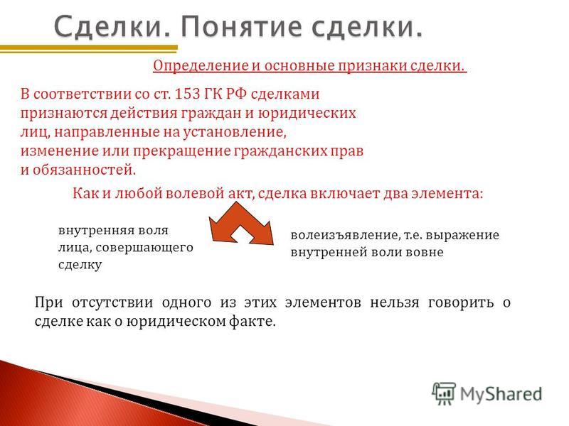 Понятие сделки как юридического факта Понятие сделки как юридического факта