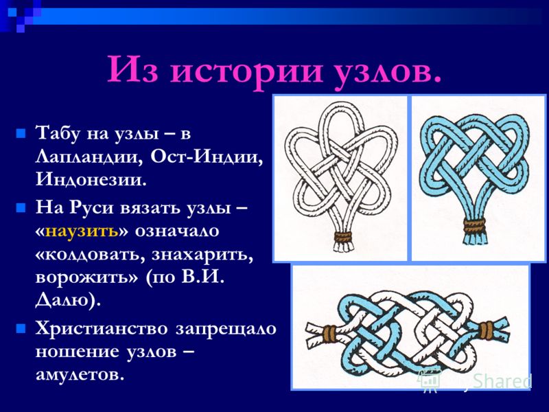 Как вязать узлы из одной нити Как вязать узлы из одной нити
