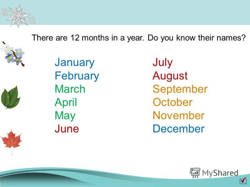 презентация на тему quot 12 months 12 brothers there are 12 why is there 12 months in a year