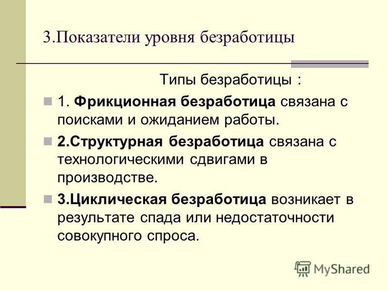 Безработица связанная с технологическими сдвигам Безработица связанная с технологическими сдвигам
