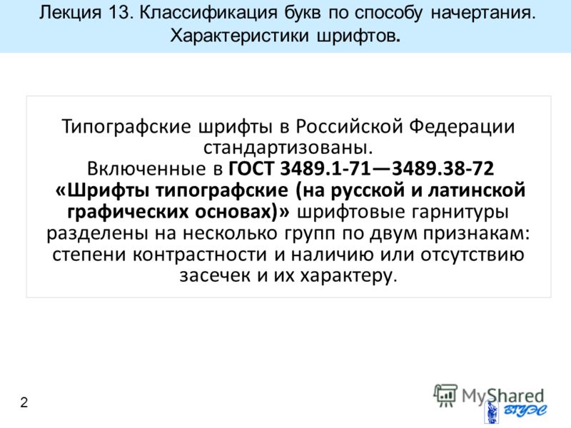 Русский типографический шрифт Русский типографический шрифт