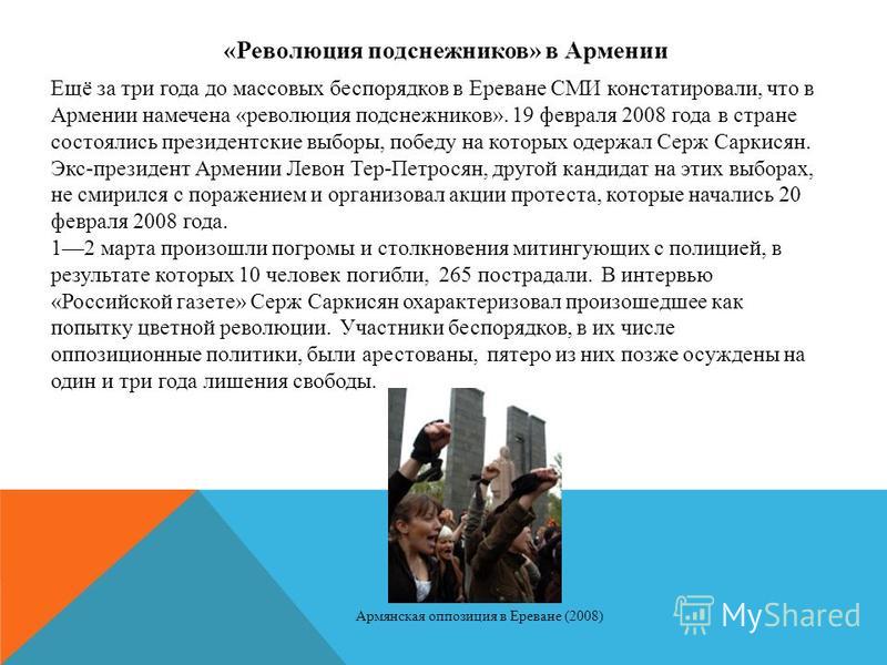 Цветные революции презентация