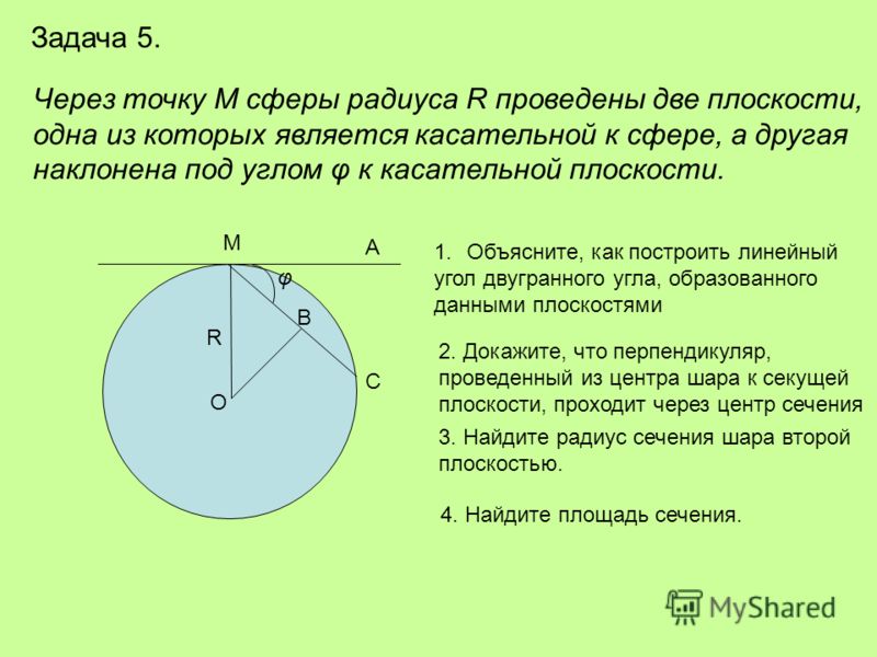 Как найти расстояние от точки до сферы Как найти расстояние от точки до сферы