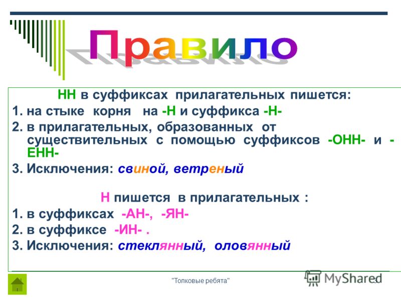 Презентация к уроку русского языка в 5 классе "Суффикс (3 урок). Значение суффик
