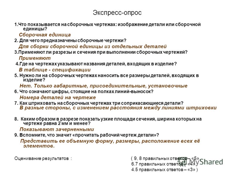 Практическая работа чтение сборочного чертежа 7 Чтение сборочных чертежей практическая фото видео - Calebin.ru