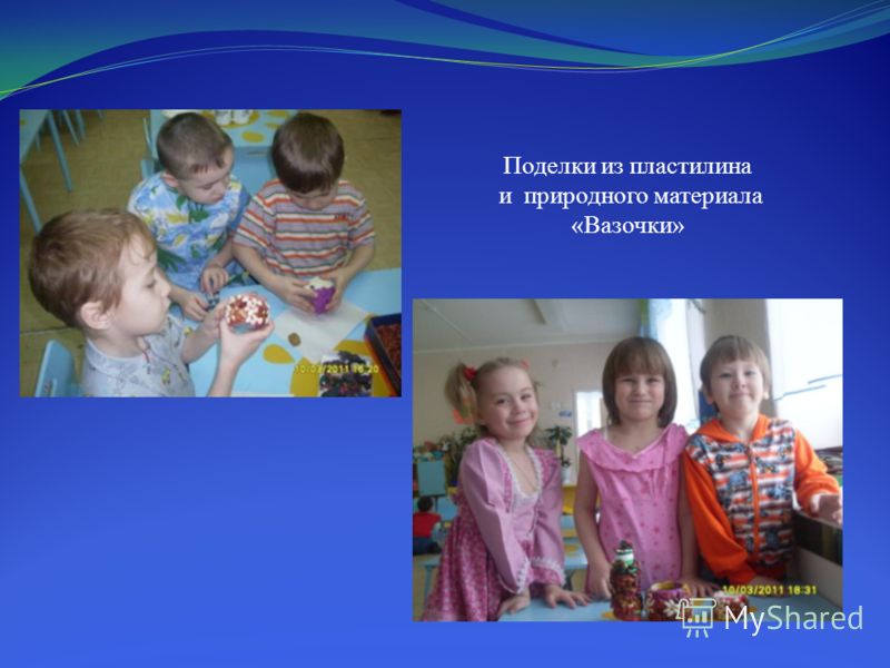 Презентация поделка из пластилина и природного материала Презентация поделка из пластилина и природного материала