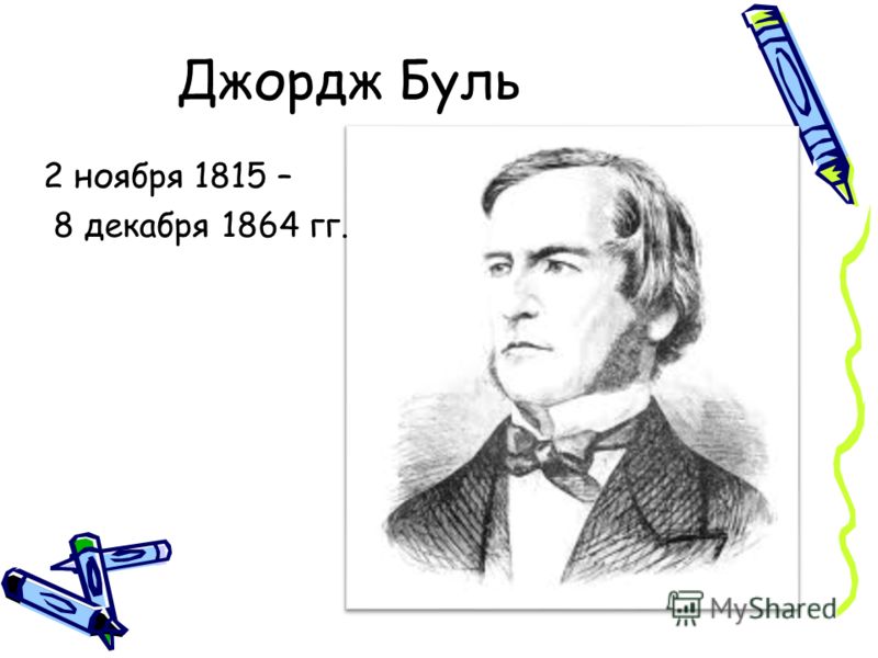 Презентацию по информатике на тему джордж буль