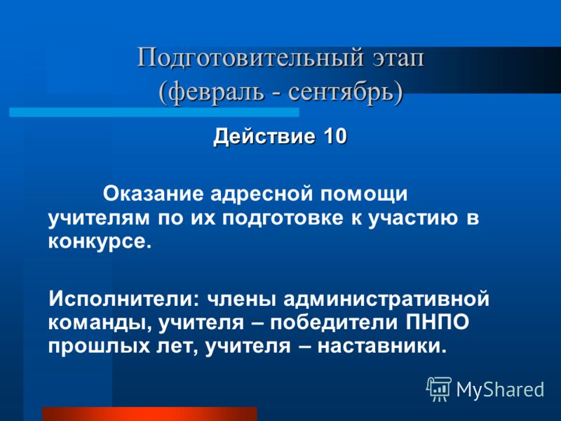 Подготовка учителя к участию в конкурсе Подготовка учителя к участию в конкурсе