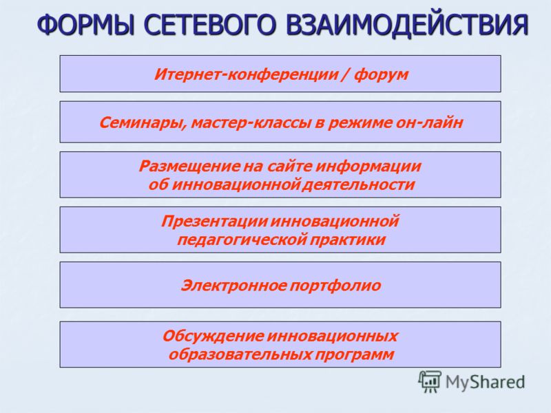 Положение о сетевом проекте