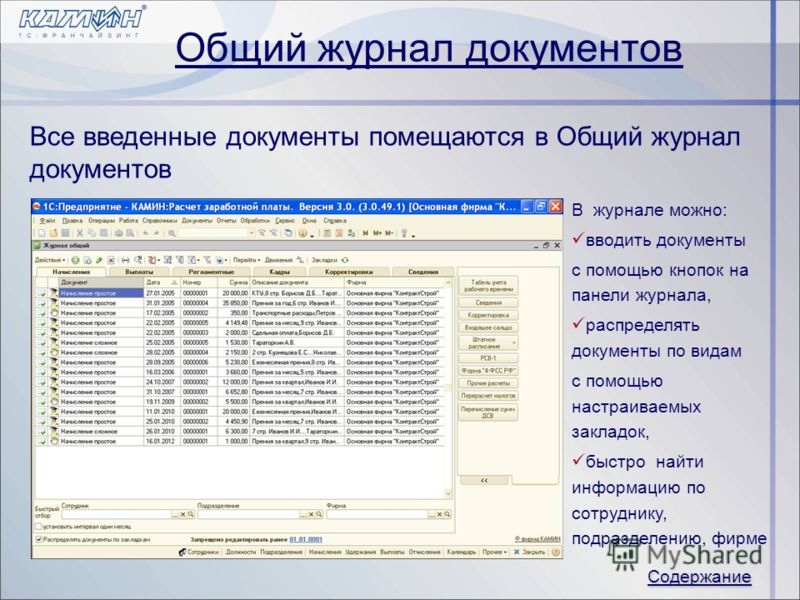 Учет кадров пошагово Учет кадров пошагово