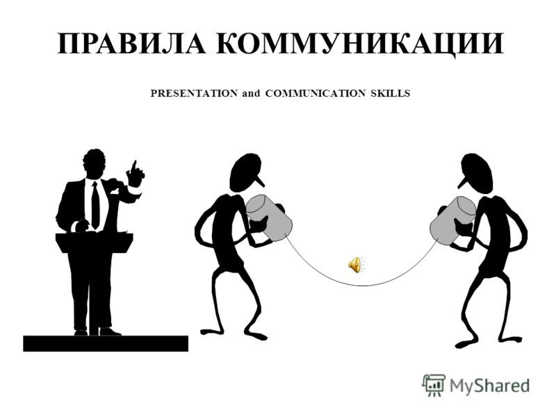 PRESENTATION and COMMUNICATION SKILLS ПРАВИЛА КОММУНИКАЦИИ