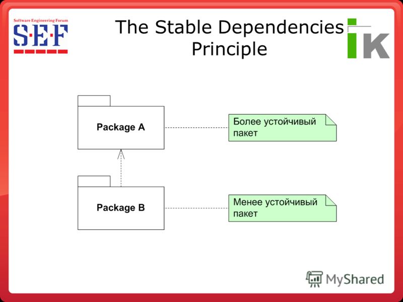 The Stable Dependencies Principle