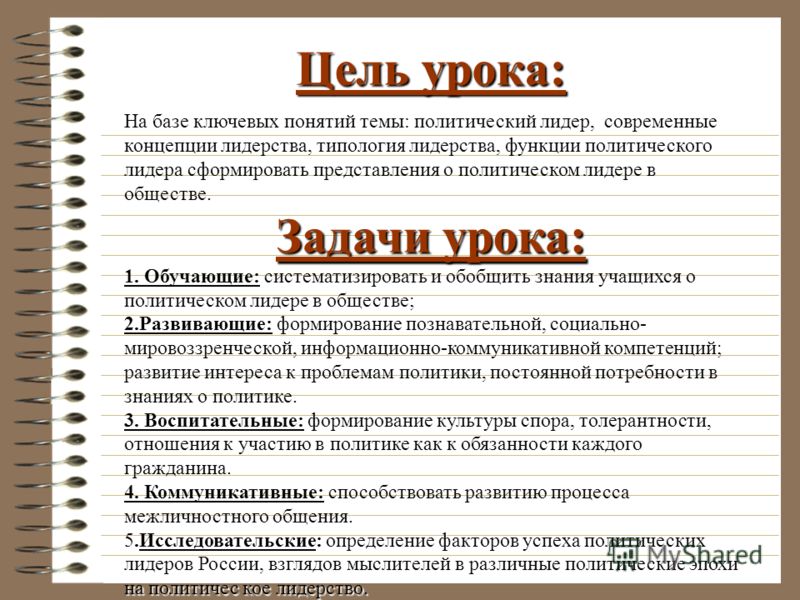 Реферат: Лидер и его роль в политической жизни общества. Типология лидерства