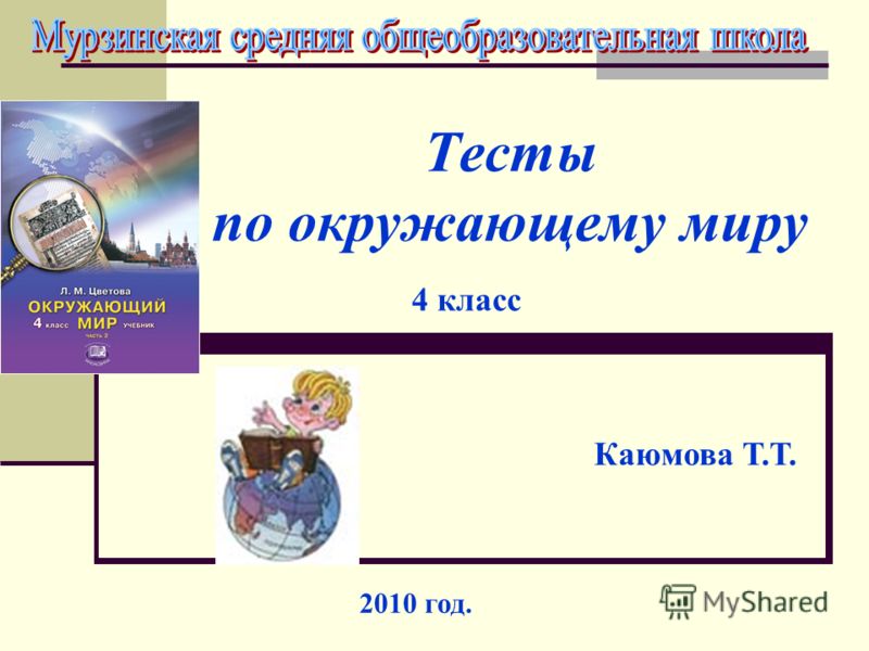 Тест по окружающему миру пустыни 4 класс плешаков