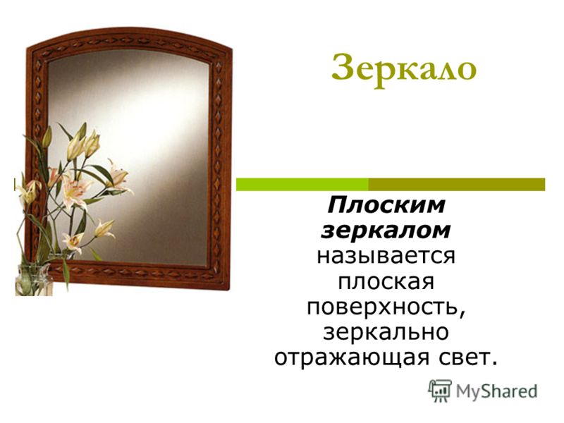 Почему изображение предмета Почему изображение предмета