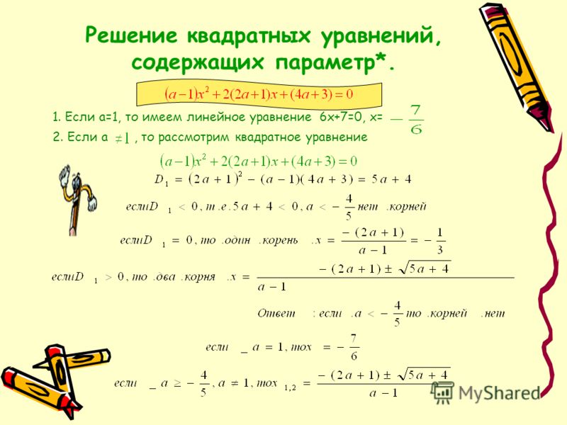 Индивидуальный проект решение квадратных уравнений